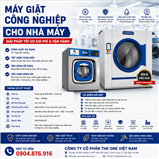 Máy Giặt Công Nghiệp Cho Nhà Máy: Giải Pháp Tối Ưu Chi Phí & Vận Hành